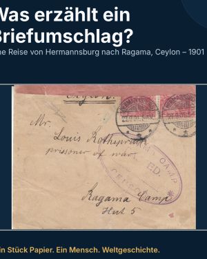 📬 EIN BRIEF VON 1901 – EINE GESCHICHTE UM DIE HALBE WELT!
Zwei Briefmarken, eine handschriftliche Anschrift und ungewöhnliche Stempel. Was erzählen…